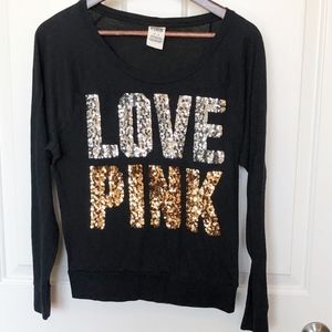 Bling Long Sleeved Tee || VS Pink